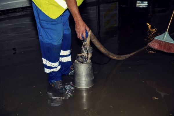 Basement Water Removal in Janesville